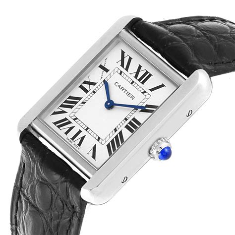 cartier watch ladies tank solo.